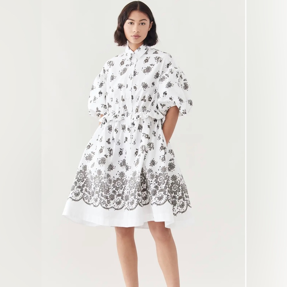 Simone Rocha Twisted Hip Shirt Dress